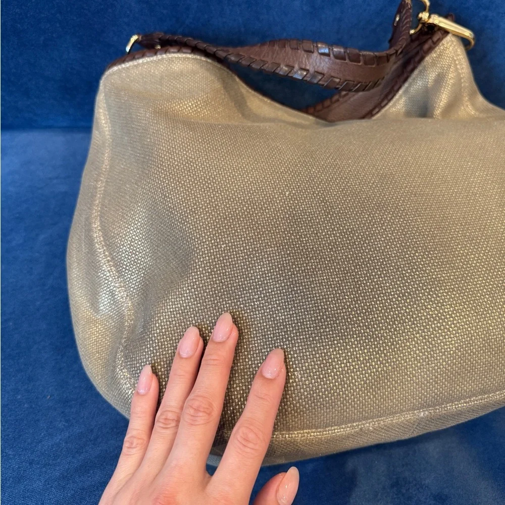 Michael Michael Kors‎ Metalic
Fabric & Leather trim hobo bag - Picture 4 of 6